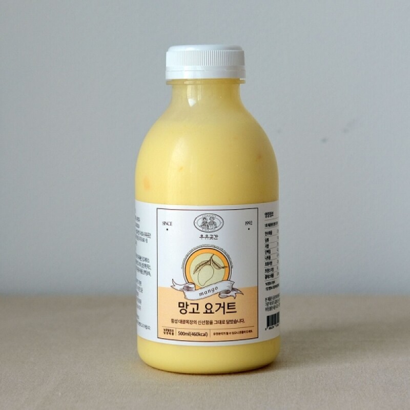 우유곳간,우유곳간 망고 요거트 500ml 횡성 대광목장