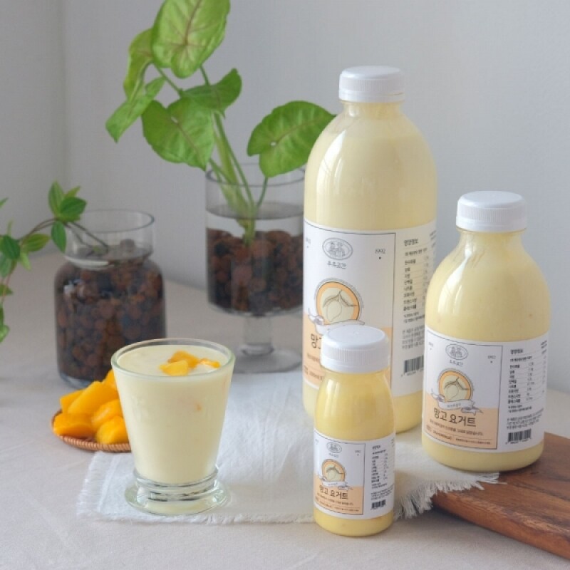 우유곳간,우유곳간 망고 요거트 500ml 횡성 대광목장