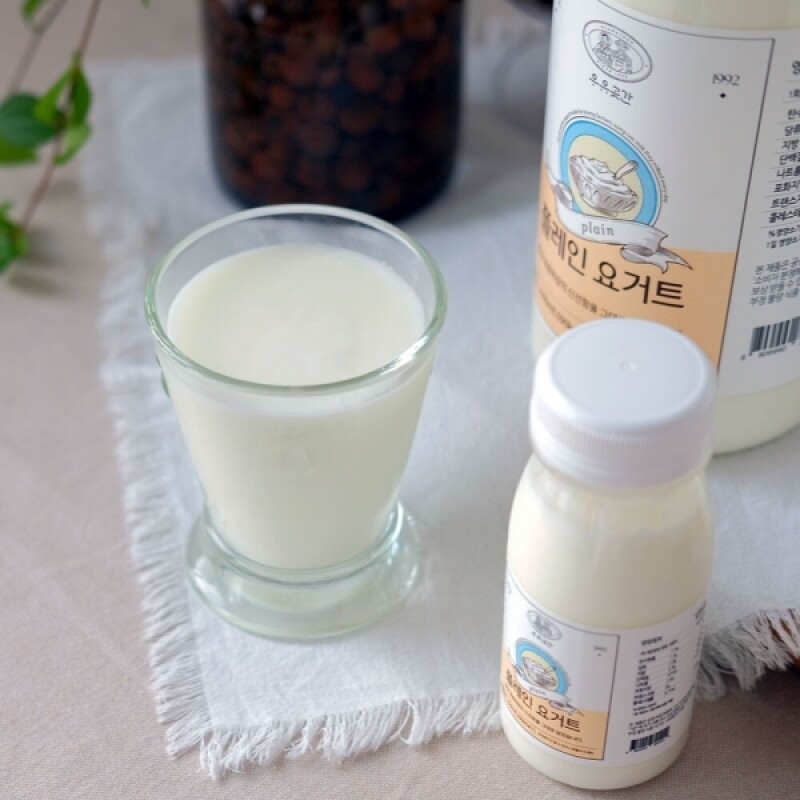 우유곳간,우유곳간 플레인 요거트 500ml 횡성 대광목장