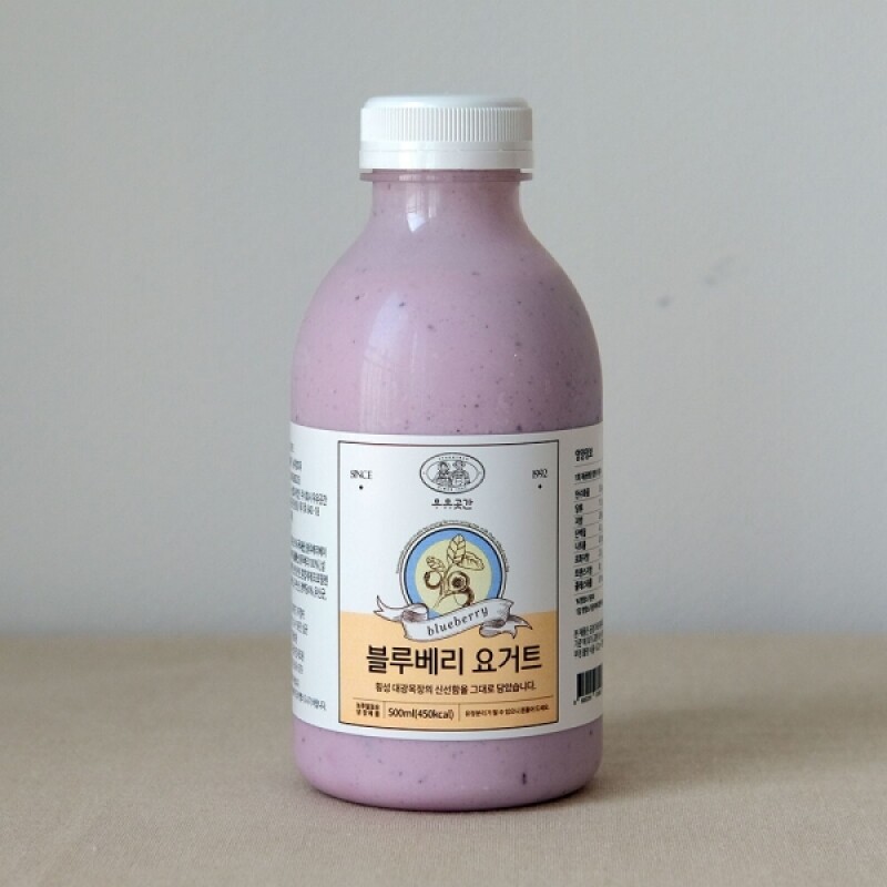 우유곳간,우유곳간 블루베리 요거트 500ml 횡성 대광목장